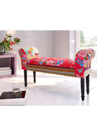 Dekorationen verwunderlich bank vorm bett bettbank gepolstert von bank vor dem bett bild. Gepolsterte Bank In Tollem Design Pink Weiss Blau Gepolstert Gepolsterte Bank Polsterbank Polster