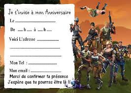 Invitation Anniversaire Fortnite From Picclickimg Combined With Surprising Accessories And Make Your Own Birt Birthday Invitations Invitations Make It Yourself