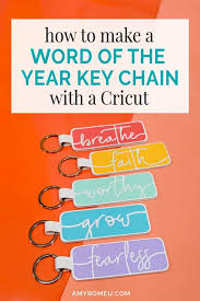 Diy Cricut Word Of The Year Keychain Amy Romeu Keepsake keg kerr jar key key chain key ingredient keyboard keychain keys kids kids crafts kids projects kiln i love making money from home and using a cricut to do it! diy cricut word of the year keychain