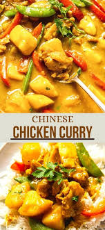 Add curry powder, salt and pepper; Chinese Chicken Curry Gluten Free Asian Recipes Dinner Party Recipes Chicken Dinner