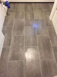 The better quality tiles are quite thick. Home Depot Trafficmaster Groutable Vinyl Tile Coastal Grey Groutable Vinyl Tile Luxury Vinyl Tile Flooring Flooring