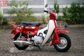 Modifikasi Honda C70 Mini Pakai Pelek Vespa 8 Inci Jadi Pendek Banget Motorplus