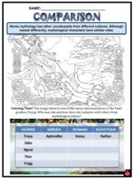 Norse Gods And Goddesses Facts Worksheets The Mythology