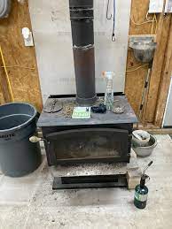 Wood burning stove used