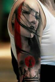 The technique of using abstract designs combined with realistic motifs is a key point of this tattoo style. 30 Most Popular Trash Polka Tattoo Models In 2021 Saved Tattoo