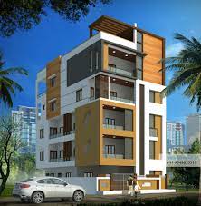 4 Floors Apartment Small Apartment Building Duplex House Design Small House Elevation Design