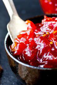 Sweet Tomato Jam With Honey And Vanilla Recipe Recipe Tomato Jam Vanilla Recipes Tomato Jam Recipe