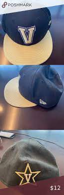 New Era Vanderbilt Football Cap Size Xl New Vanderbilt Football Football Caps Atlanta Braves Hat