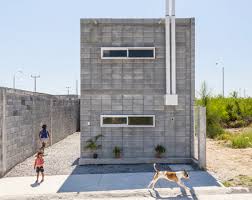 Cinder blocks are my new favorite way to create affordable seating. The Casa Caja Box House By S Ar Is A Model For Low Cost Concrete Housing