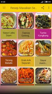 Variasi andalan khas dari berbagai daerah. Aneka Resep Masakan Sehari Hari Pour Android Telechargez L Apk