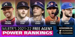 Jun 28, 2021 · as the mlb trade deadline approaches these things should iron themselves out. 2021 22 Mlb Free Agent Power Rankings Mlb Trade Rumors
