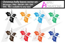 Download 0 Christmas Holly Leaves Cricut Designs Graphics Yellowimages Mockups