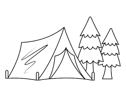 We may earn commission on some of the items you choose to buy. Printable Camping Tent Coloring Page