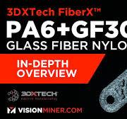 FIBREX™ NYLON+GF30 Glass-Fiber Reinforced Nylon 6 (PA6GF30) 3D Printer  Filament by 3DXTech