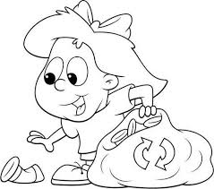 Dibujos para colorear, colorear imágenes, educación, escolar, dibujos, colorear la imagen: Reciclaje Colorear Medio Ambiente 48