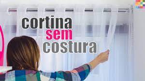 Dicas para fazer uma cortina retrô para cozinha. Cortina Sem Costura E Super Facil De Fazer Gastando Pouco Youtube