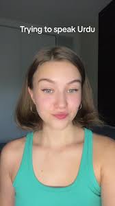 Russian Girl Trying to Speak Urdu