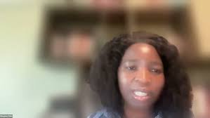 Hlengiwe Dube in conversation with Commissioner Jamesina Essie Leonora King 