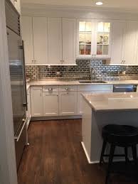 White Kitchen Backslash 2016 Antique Mirror Subway Tiles Unique But Classic Style Trendy Kitchen Tile Kitchen Mirror Kitchen Backslash