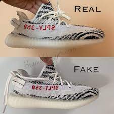 How to tell if a nike shoe is a fake? How To Spot Fake Adidas Yeezy Boost 350 V2 Zebra Brands Blogger