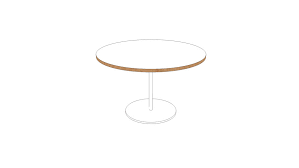 These are in the white color that is now discontinued. Ikea Billsta Table Round 3d Warehouse