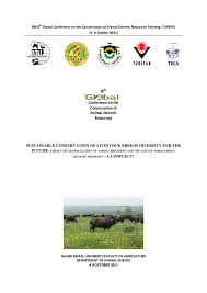 Pdf Genetic Diversity Of Turkish Native Sheep In Conservation Studies Hande Acar Kirit Academia Edu