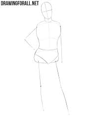 Mark every tick like the picture on the side, and after you are finished, draw horizontal lines on the face. How To Draw A Girl