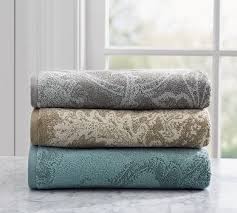 Free delivery and returns on ebay plus items for plus members. Willow Paisley Jacquard Bath Towels Pottery Barn