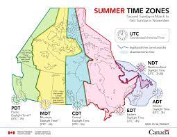 Edt Time Zone Map Time Zones And Daylight Saving Time - National Research Council Canada