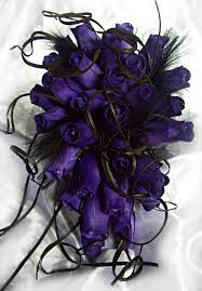 Black and purple wedding flowers. Purple And Black Wedding Bouquets Off 70 Buy