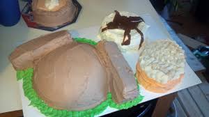 Easy thanksgiving cake decorating ideas Thanksgiving Meal Cake Style 6 Steps Instructables