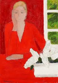 Sold Price Bernard Cathelin Regine At The Rebattieres December 5 0107 10 00 Am Jst Figure Painting Art Portrait Painting