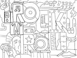 Elvis coloring pages photo delighted elvis stitch coloring. Rock N Roll Music Poster By Alex Krugli On Dribbble