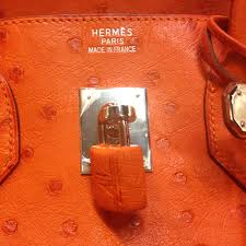 Le birkin 35, un illustre sac créé par hermès. 2006 Orange Ostrich Hermes Birkin Bag Paul Bert Serpette