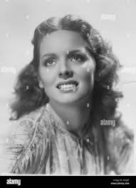 Brenda Joyce, Publicity Portrait for the Film, "The Rains Came", 20th  Century-Fox, 1939 Stock Photo