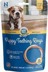 Fortified with dha omega 3 fatty acids. N Bone Puppy Teething Ring Chicken Flavor Grain Free Dog Treats 6 Count Chewy Com