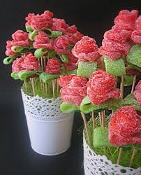 Rosas De Gomitas Candy Roses Candy Party Candy Kabobs