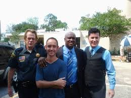 From left, Thomas Murphy, Clint Francis Barton, Michael Lee Whitener, and  Lucky Johnson