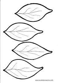 Hojas De Arbol Para Colorear