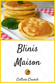 Blinis Maison La Recette Facile Recette Facile Recettes De Cuisine Crepes Recette Facile