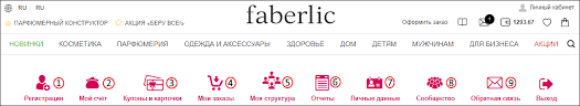 фаберлик вход в личный кабинет для консультантов на русском языке Lichnyj Kabinet Faberlik Faberlic Vip