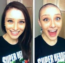 Opinions of this cut and color? #shorthaircutgirls #pixiehaircuts  #baldisbest