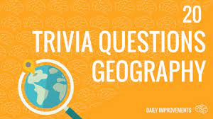 These funny questions are neither personal nor political, so they won't make anyone uncomfortable. 20 Trivia Questions With Answers Geography Quiz Apho2018