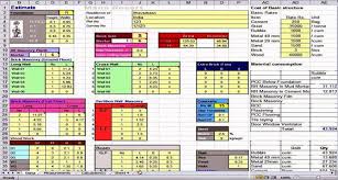 Spreadsheet For Estimating Cost Estimating Sheets Construction Estimating Software Home Construction Cost Building A House Cost