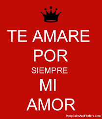 Te Amare Por Siempre Mi Amor In 2020 Poster Generator Amor Calm