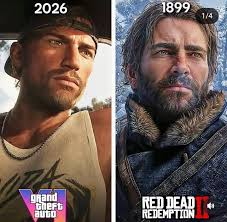Why do Grand Theft Auto characters look like Red Dead Redemption 2  characters?