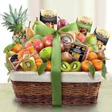All the sweet and salty tastes without the guilt. Paradise Tropical Fruit Nuts And Cheese Basket Aa4081 A Gift Inside
