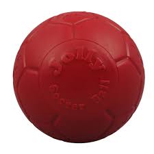 This toy has a nice bounce for extra chasing. Jolly Pet Soccer Ball Dog Toy Large Petco