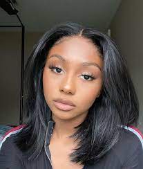 Cute Bob Hairstyles Wigs For Black Women Lace Front Wigs Human Hair Wigs African American Wigs Hair Looks Curly Hair Styles Hair Styles