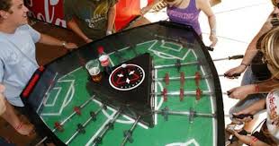 Learn About Foosball From The Professionals Watch Videos Read Expert Articles And Shop For Foosball Tables P Soccer Table Shuffleboard Table Foosball Table